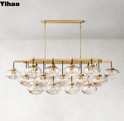 acheter Lumière de plafond en laiton RH avec ampoule de chandelier fabrication en ligne