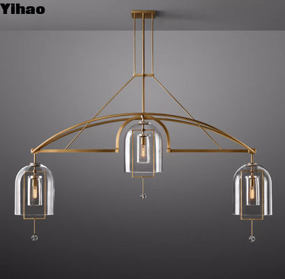 acheter Luxueux lustre RH Fulcrum Lustre linéaire pour salle à manger fabrication en ligne