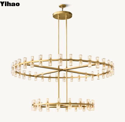 acheter arcachon à l'aide d'un lustre à deux rangées 60' fabrication en ligne