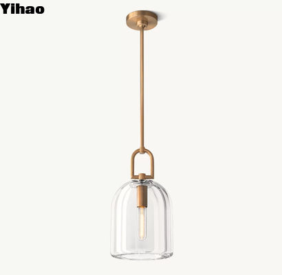acheter Lumière suspendue en verre en forme de cylindre Lumière suspendue en verre fabrication en ligne