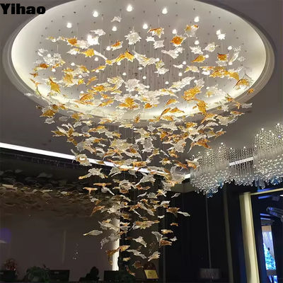 acheter Projets de chandeliers en verre cristallin pour le hall fabrication en ligne