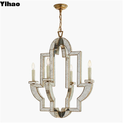 acheter Lido Medium Chandelier Vintage personnalisé Chandelier en laiton en verre cristallin Éclairage intérieur fabrication en ligne