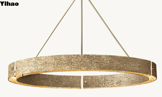 acheter 15 kg de lustre en laiton rond en cristal à l'intérieur fabrication en ligne