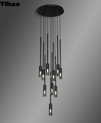 acheter Lustre circulaire en laiton moderne à hauteur réglable avec pendentif en cristal ovale fabrication en ligne