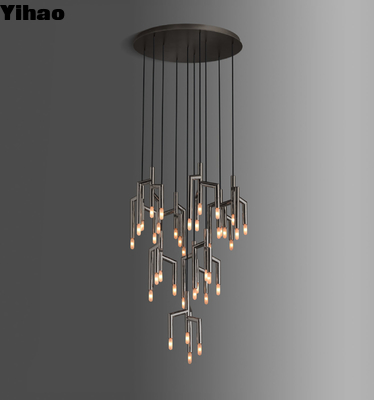 acheter RAMEAU Lustre circulaire moderne de 10 lumières avec hauteur réglable et lumière blanche chaude fabrication en ligne