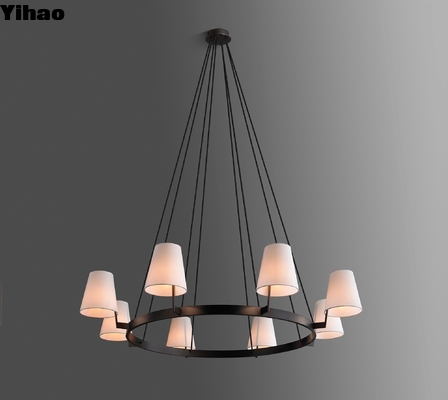 acheter Chandelier circulaire en laiton moderne avec hauteur réglable pour les chambres intérieures fabrication en ligne