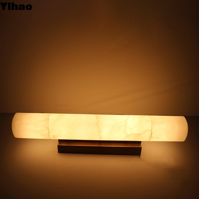 acheter Modern LED Wall Lamp Alabaster White Round Design for Living Room fabrication en ligne