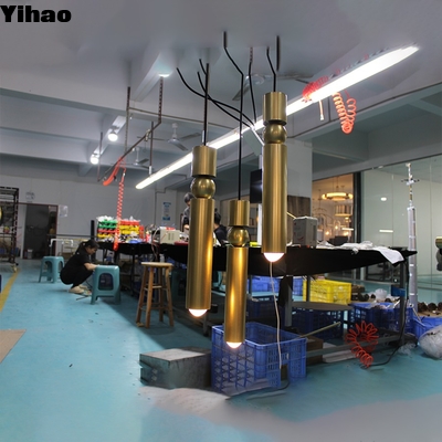 acheter Brass Frame Industrial Pendant Light with Crystal Shade E12 Base fabrication en ligne