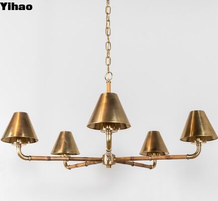 acheter American Brass Modern Retro Designer Pendant Light avec réglage de hauteur sans fil et durée de vie de 50000 heures fabrication en ligne