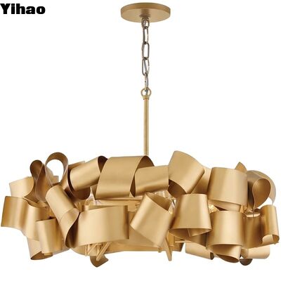 acheter Yihao luxe moderne lampadaire de cristal en laiton réglable hauteur avec LED blanc chaud 3500K et garantie de 3 ans fabrication en ligne