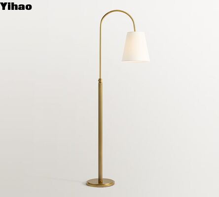 acheter Lampe de sol en laiton moderne avec source lumineuse LED pour salon et chambre à coucher fabrication en ligne