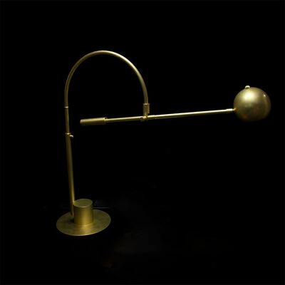 acheter Lampe de bureau LED en laiton métallique moderne Yihao avec base d'ampoule E14 pour salon et chambre fabrication en ligne