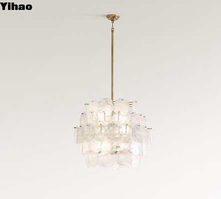 acheter Chandelier suspendu en laiton Yihao avec 2700K de lumière blanche chaude et hauteur réglable pour le salon fabrication en ligne