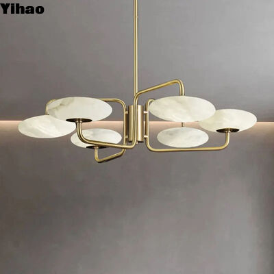 acheter Chandelier lumineux personnalisable en laiton avec une durée de vie de 50000 heures pour les espaces de vie de luxe fabrication en ligne