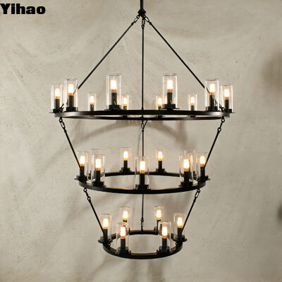 acheter Lumière suspendue en laiton avec LED blanc chaud de 3500K et garantie de 5 ans pour le plafond de la salle à manger fabrication en ligne