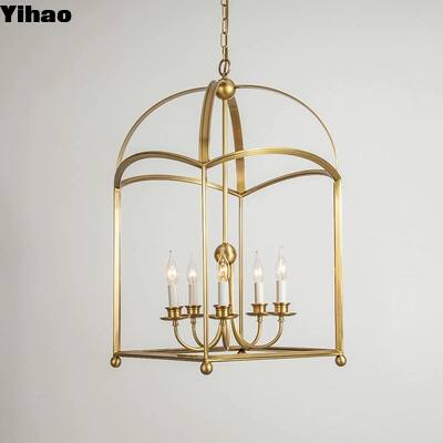 acheter Yihao Design personnalisé Lustrelier en laiton source de lumière LED avec 3 ans de garantie pour le hall d'hôtel de luxe et la maison fabrication en ligne