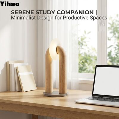 acheter Lampe de table minimaliste moderne en bois en forme de U avec éclairage LED multicolore pour table de chevet et bureau fabrication en ligne