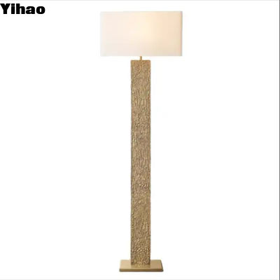 OEM lampe de sol en laiton fixe à l'ombre fabique réglable AC 85-265V