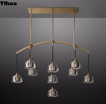 Lumière de plafond en or ancien Lustre pour le salon / salle à manger / chambre à coucher