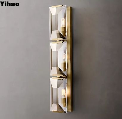 Lumières murales en cuivre / fer / acier inoxydable lampes de chevet vissées avec des ampoules de chandelier E12