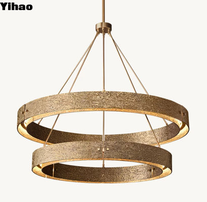 Vous avez un lustre rond à deux rangées 60'