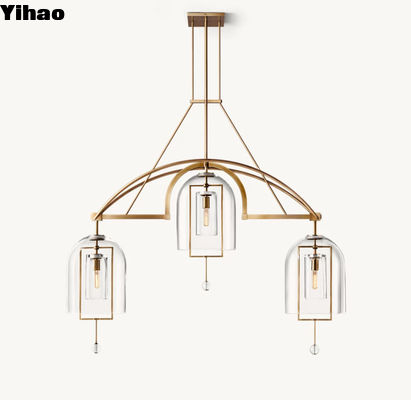 Chandelier de style moderne avec source d'alimentation câblée