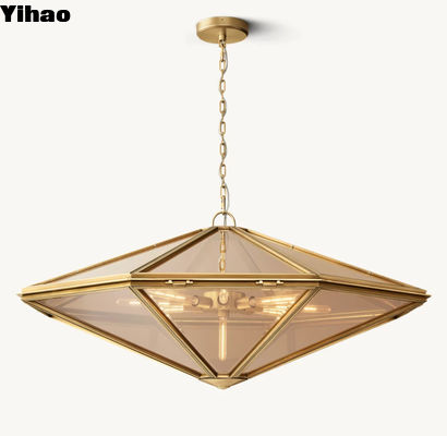 Vêtement métallique suspendu pendentif lumière contemporaine