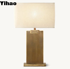 Lampes de table modernes à base cylindrique creuse 100w
