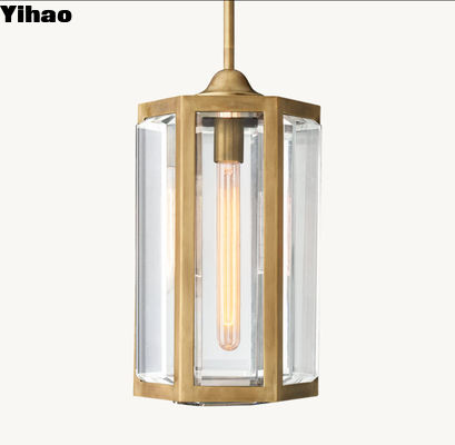 Lumière suspendue à faible luminosité Chevalier Lumière suspendue au plafond Finition nickel