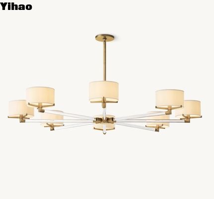 E27/E26 Lustre de type ampoule RH en nickel/laiton/bronze pour une touche de sophistication