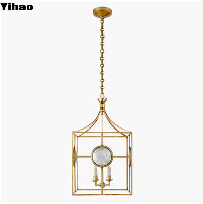 Plafond monté Gramercy moyen lanterne Vintage bronze pendentif lumières personnaliser finition