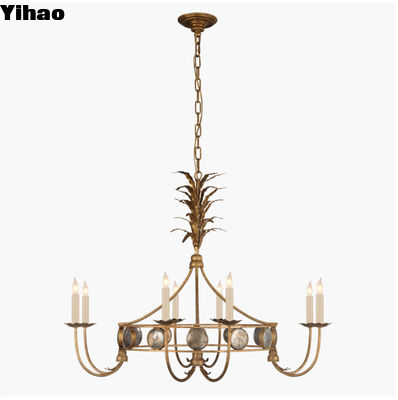 Gramercy Lustre à anneau moyen Lustre en laiton Bronze moderne Vintage