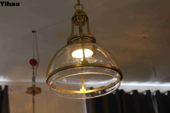 15 Kg D 140CM Ronde chrome plafond monté laiton Lumière de lustre en cristal