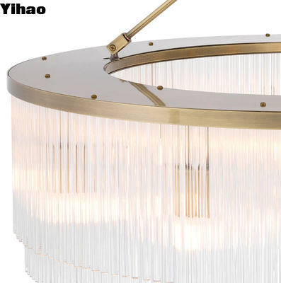 Vente à chaud de luxe moderne art intérieur de cristal décoratif décoration lumineuse luxe plafond lustre restaurant