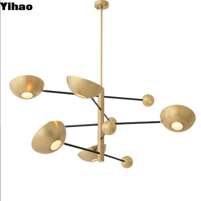 Art moderne décoratif LED Modern Pendant Lights Plafond haut Ronde Hôtel luxe lustre