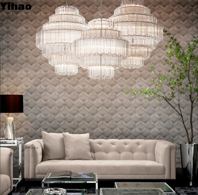 Villa Hall moderne de luxe art déco design lustre de cristal pour hôtel maison salon