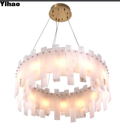Villa décorative lampe suspendue lustre pour le salon salle à manger chambre à coucher design de plafond circulaire lustre moderne