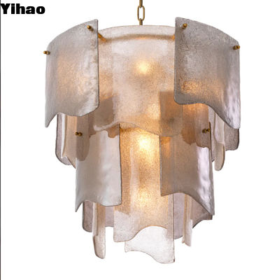 Lampe de lustre en cristal rond de 15 kg pour plafond intérieur