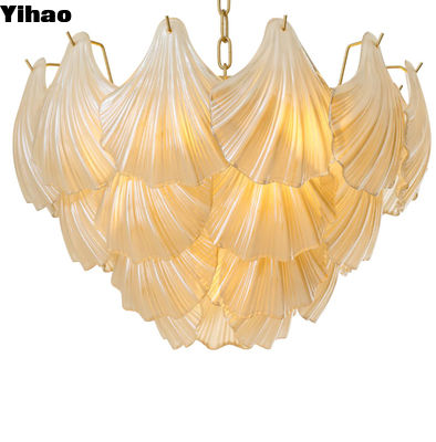Hôtel de luxe Lustreur Dimension Ø 60 H. 42 cm Pendentif moderne Lumières Foyer Grand plafond haut rond