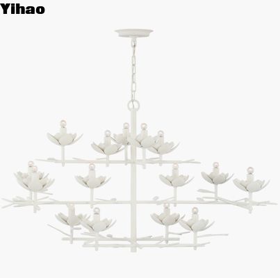 Comfort visuel Clémentine 48 pouces chandelier à couches basses et larges JN 5161