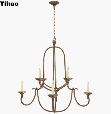 Vsual Comfort Chandelier rond moyen flamand CHC 1494