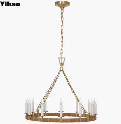 CHC 5872 Chandelier à anneau enveloppé moyen par Visual Comfort Darlana