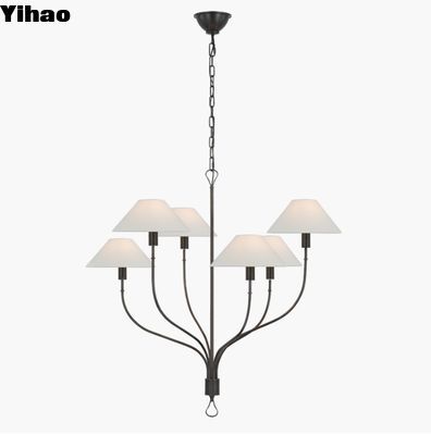 AL 5002 Griffin Grand chandelier à queue en étages par confort visuel