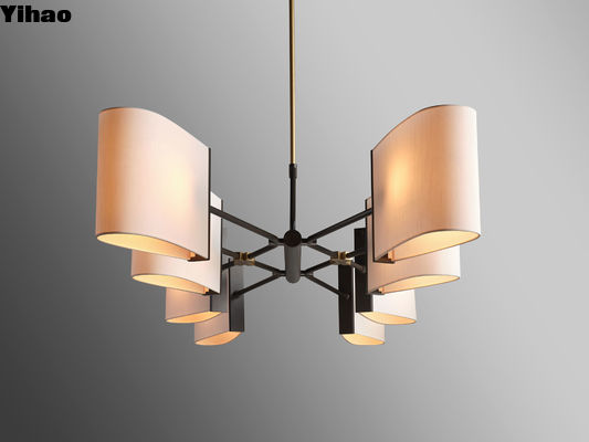 Chandelier linéaire Dessay poli à la main 2309 60 W X 24 D X 60 OAH
