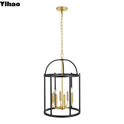 Yihao moderne lampadaire LED doré dôme de fer pendant lumière avec des conceptions personnalisées et 30000 heures de vie pour le salon